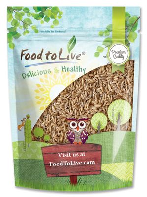 Food to Live Whole Grain Oat Groats - Oat Berries in Bulk. Kosher Hulless Seeds, Rich in Protein, Soluble Fiber. Suited for Grinding. Great for Hot Cereal, Pilafs, Salads, and Stews. Vegan