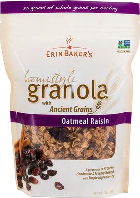 Erin Baker&#39;s Homestyle Granola Oatmeal Raisin - 12 oz