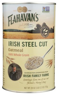 Flahavan&#39;s Irish Steel Cut Oatmeal Tin, 28-ounces (Pack of 6)