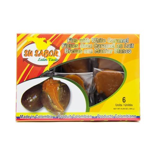 Su Sabor Figs with White Caramel/Brevas con Manjar Blanco 6 units