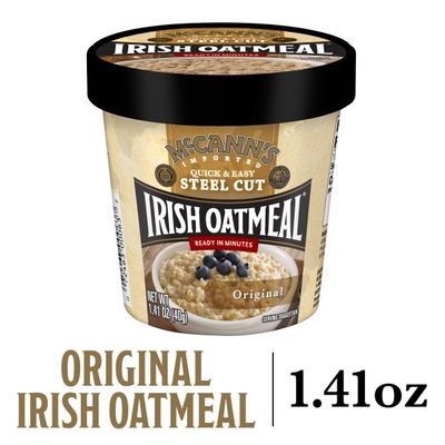 McCann's Instant Oatmeal Cup, Original, 1.4 Ounce (Pack of 12)