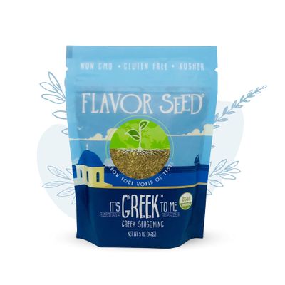 Flavor Seed It&#39;s Greek To Me Organic Greek Seasoning Blend. Kabob &amp; Gyro Seasoning
