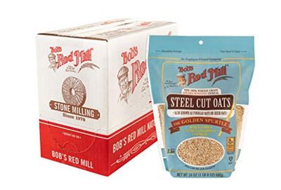 Bob&#39;s Red Mill Steel Cut Oats, 24-ounce (Pack of 4)