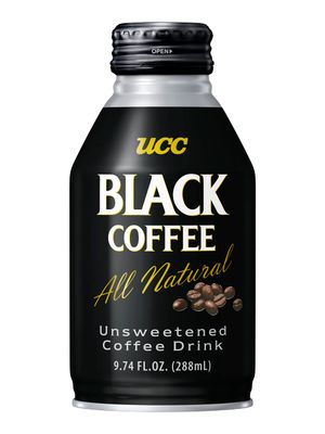 UCC Ready to Drink Black Coffee, 9.74 FL OZ (Pack of 24), All Natural Unsweetened Coffee, Instant Drinks, Ingredients Water &amp; Coffee, Smooth and Creamy, Convenient Bottle, Imported from Japan