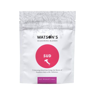 Watson&#39;s Seasoning Blends, Sud Southern Italian Seasoning, 3.4 Ounce, Premium Spices