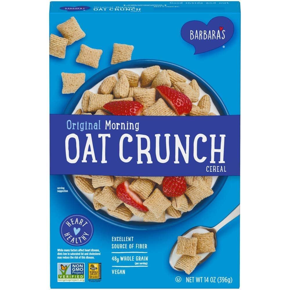 Barbara&#39;s Morning Oat Crunch Cereal, Original, 14 Ounce (Pack of 6) by BARBARA&#39;S