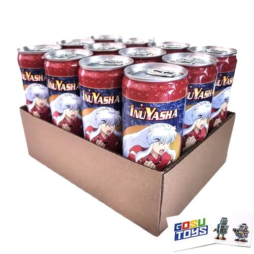 Inuyasha Half Demon Energy Drink (12 Pack) with 2 Gosutoys Stickers