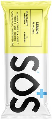 SOS Hydration Electrolyte Powder, 31 Servings (Lemon)