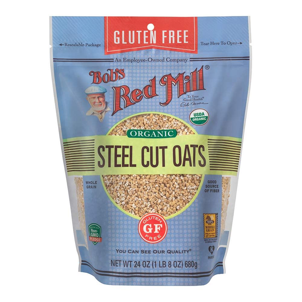 Bob&#39;s Red Mill Gluten Free Organic Steel Cut Oats, 24 Ounce
