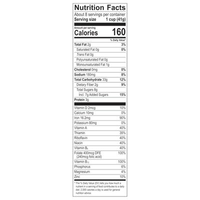 Post Honey Bunches of Oats Cinnamon Bunches Breakfast Cereal, Honey Flavored Cinnamon Cereal with Oat Clusters, 12 OZ Box