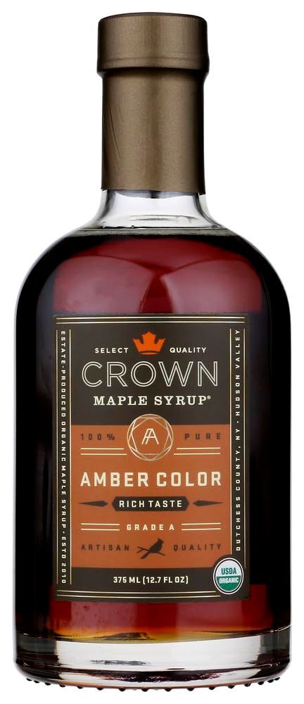 Crown Maple Organic Maple Syrup Grade A Amber Color -- 12.7 fl oz - 2 pc