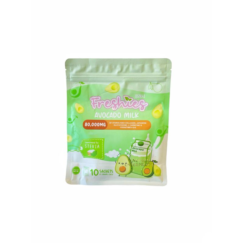 Generic Freshies Avocado Milk Collagen &amp; Glutathione Drink, 10 Sachets