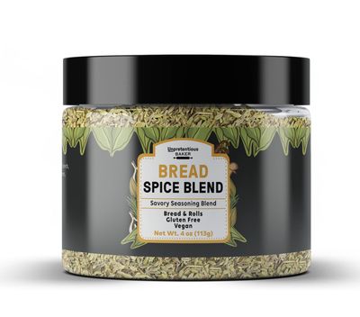 Unpretentious Bread Spice Blend (4 Ounces), Savory Seasoning Blend, Bread &amp; Rolls, Marinades &amp; More