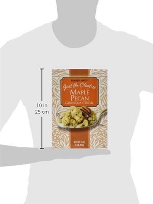 Trader Joe's Just the Clusters Maple Pecan Granola Cereal 16 Oz.