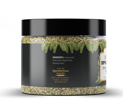 Unpretentious Bread Spice Blend (4 Ounces), Savory Seasoning Blend, Bread &amp; Rolls, Marinades &amp; More