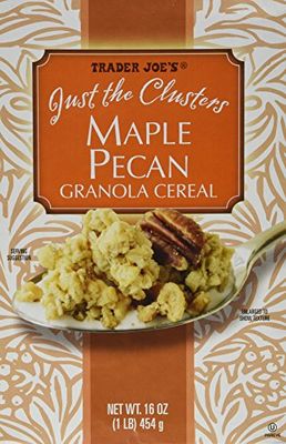 Trader Joe&#39;s Just the Clusters Maple Pecan Granola Cereal 16 Oz.