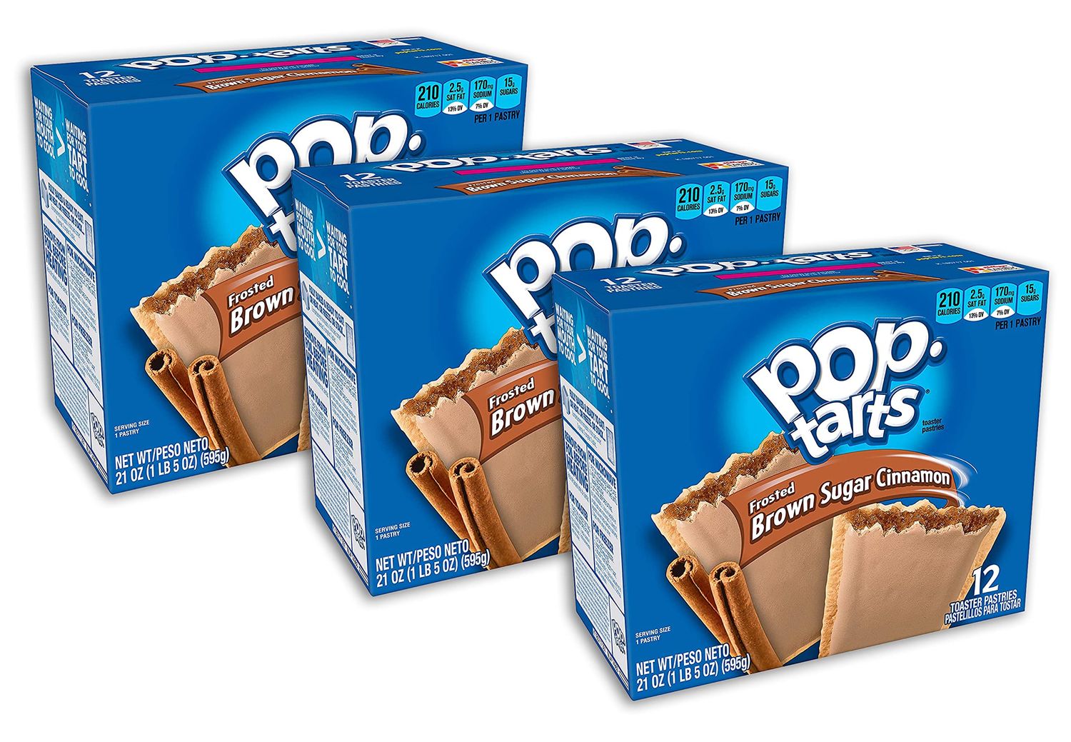 Kellogg&#39;s Pop-Tarts Frosted Toaster Pastries Frosted Brown Sugar Cinnamon,1.76 Ounce (Pack of 36)
