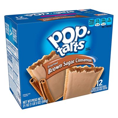 Kellogg's Pop-Tarts Frosted Toaster Pastries Frosted Brown Sugar Cinnamon,1.76 Ounce (Pack of 36)