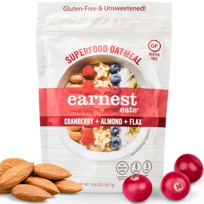 Earnest Eats Vegan Hot Cereal with Superfood Grains, Quinoa, Oats and Amaranth - American Blend, 12.6 Ounce