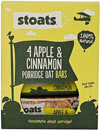 Stoats - Porridge Oat Bars - Apple &amp; Cinnamon - 200g