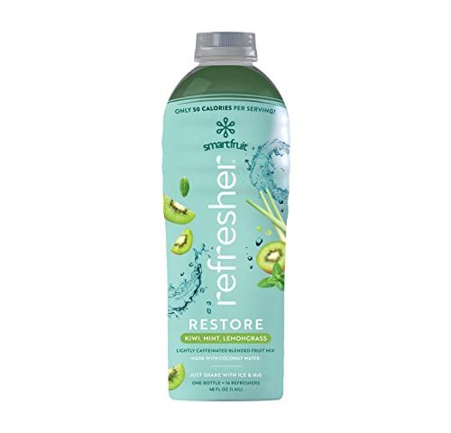 Smartfruit Restore Refresher + Green Coffee Bean Extract &amp; Coconut Water | Kiwi, Lemongrass, Mint | 48 Fl. Oz