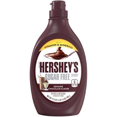 Hershey&#39;s Sugar Free Chocolate Syrup (Pack of 2)