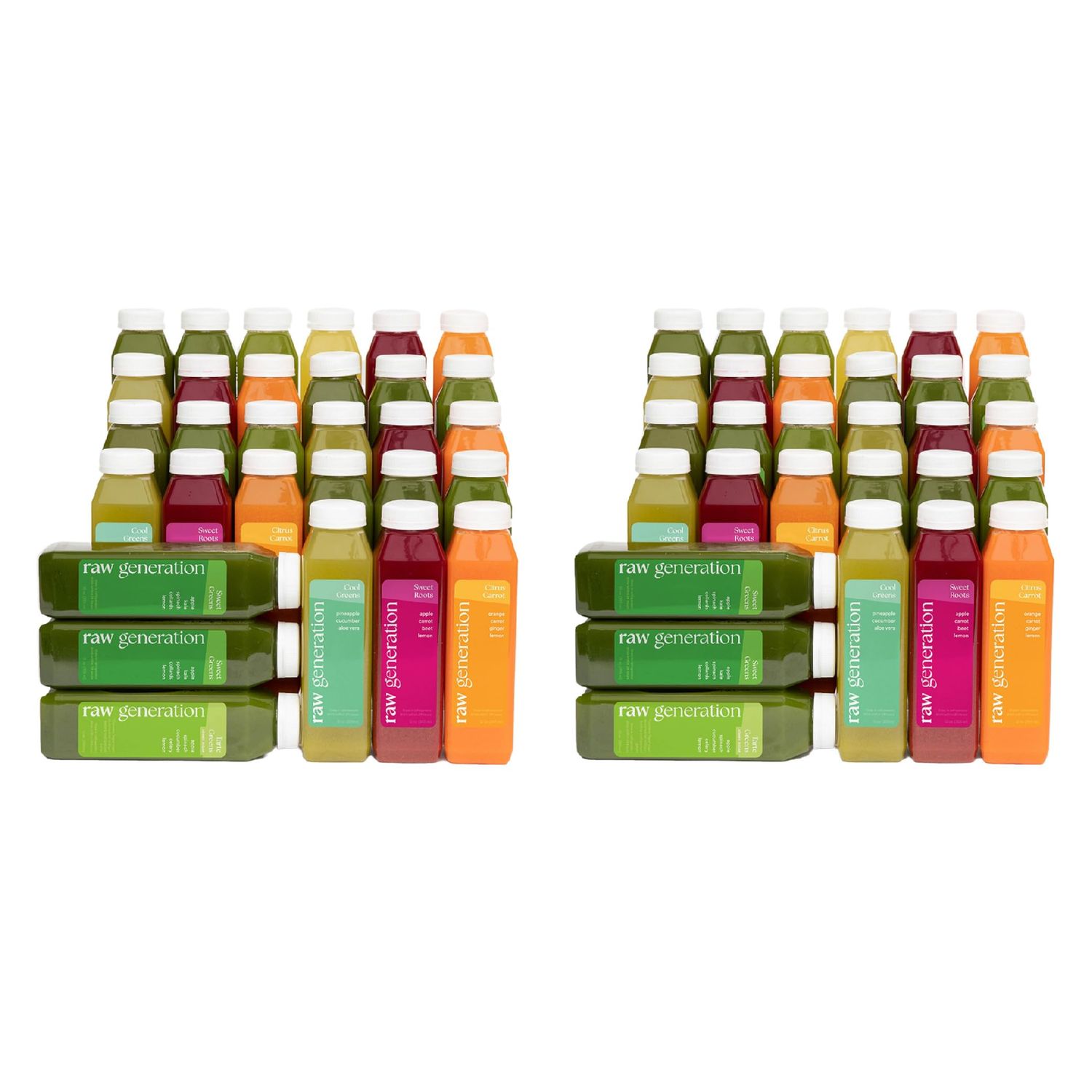 Raw Generation Cleanse for 2 - Two 5-Day Skinny Cleanses for You &amp; A Partner | Jumpstart Healthier Eating Habits Together | Best Detox Juice Cleanse for Weight Management | Reduce Cravings