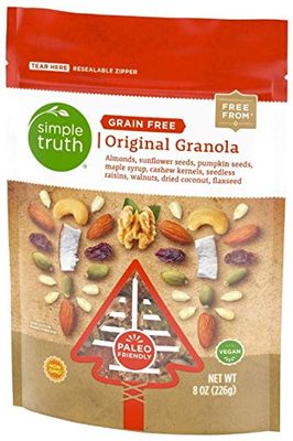 Simple Truth Grain Free Original Granola Paleo Friendly 8 oz (Pack of 2)