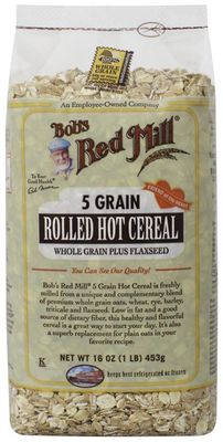 Bob&#39;s Red Mill 5 Grain Rolled Cereal, 16 Ounce
