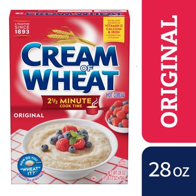 Cream of Wheat Stove Top Hot Cereal, Original, 2 1/2 Minute Cook Time, 28 Ounce