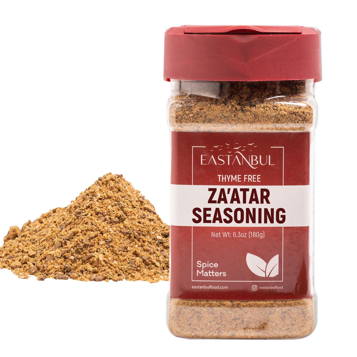 Eastanbul Zaatar Spice 6.3oz,%100 Natural Za&#39;atar Seasoning, Fresh Farm Zaatar Seasoning from Middle Eastern Spices, Za atar for Mediterranean Seasoning Blends, AKA Zahter, Za&#39; atar Spice