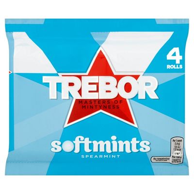 Trebor Softmints Spearmint (4 per pack - 179g)