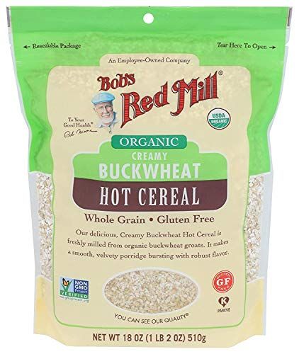 Bob&#39;s Red Mill Organic Gluten Free Creamy Buckwheat Hot Cereal, 18 Ounce (Pack of 4)