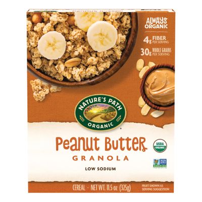 Nature&#39;s Path Organic Peanut Butter Granola, 11.5 oz (Pack of 12), Non-GMO