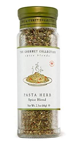 The Gourmet Collection Spice Blends Pasta Herb Blend - Seasoning for Cooking: Italian, Mediterranean, Greek. Meat, Fish, Pasta Seasoning: 156 Servings