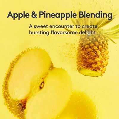 Osulloc Kombucha Tea ApplePine (Pineapple &amp; Apple), Electrolytes powder &amp; Hydration drinks packets, No added sugar, 10 Sticks, 1.76oz