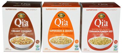 Qia Superfood Gluten Free Oatmeal Variety, 8 Oz (Pack of 3)