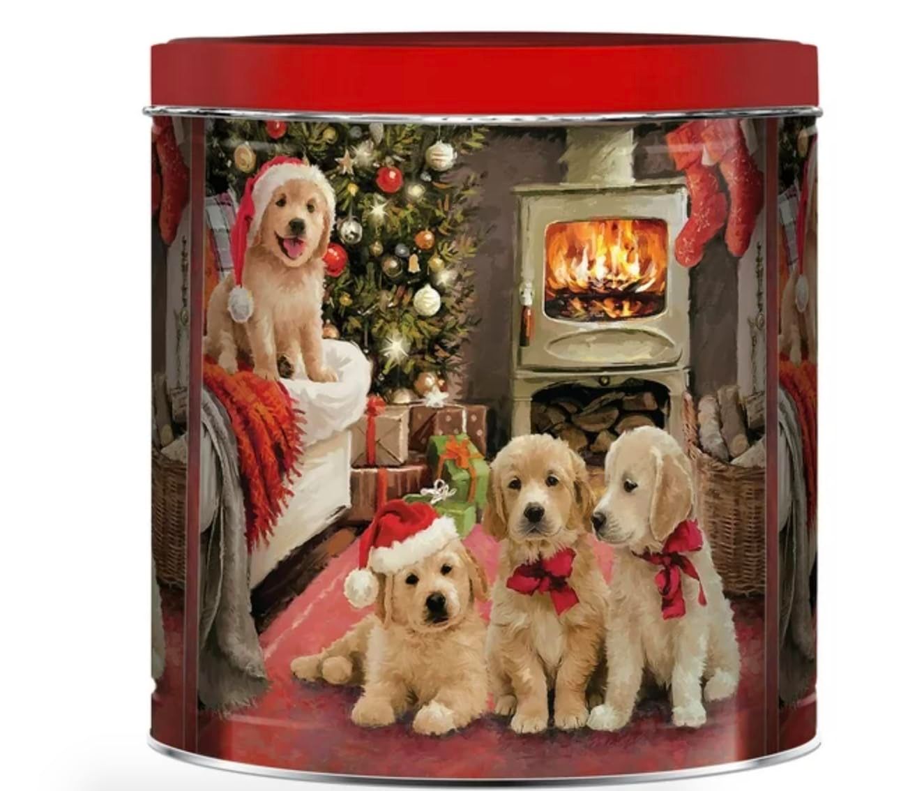 Holiday Popcorn Tin Three Flavors (Image On Can May Vary)