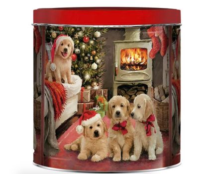 Holiday Popcorn Tin Three Flavors (Image On Can May Vary)