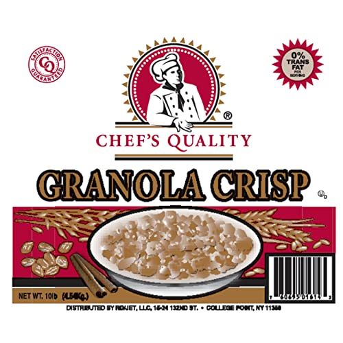Chef&#39;s Quality Crunchy Granola 10 lbs Bag