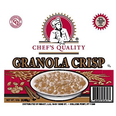 Chef&#39;s Quality Crunchy Granola 10 lbs Bag