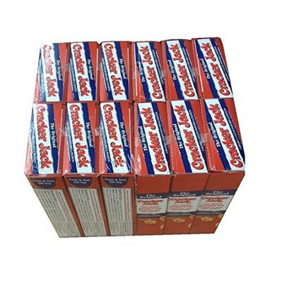 Cracker Jacks Original 12 Packs of 1 Oz Caramel Coated Popcorn &amp; Peanuts