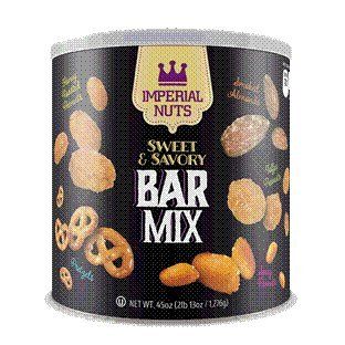 Imperial Nuts Sweet &amp; Savory Bar Mix - Featuring Smoked Almonds, Pretzels, Toffee Peanuts, Spicy Peanuts, Honey Roasted Peanuts, - Delicious tasty snack for any occasion!