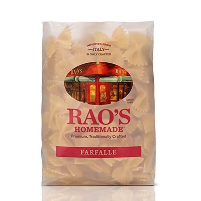 Rao&#39;s Homemade Farfalle Pasta, 16oz, Traditionally Crafted, Premium Quality, From Durum Semolina Flour, Imported from Italy, 1 Pound (Pack of 1)