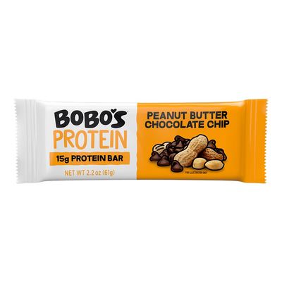 Bobo&#39;s Chocolate Chip Peanut Butter Protein Bar 12 Pack