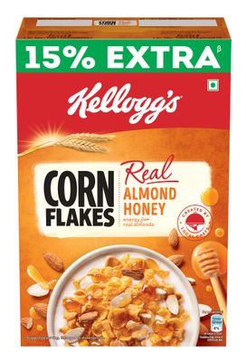 Kellogg&#39;s Corn Flakes with Real Almond and Honey 300g
