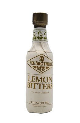 Fee Brothers Lemon Cocktail Bitters - Aromatic Cocktail Mixer &amp; Concentrated Flavoring, Gluten Free, Vegan-Friendly, 5 fl oz