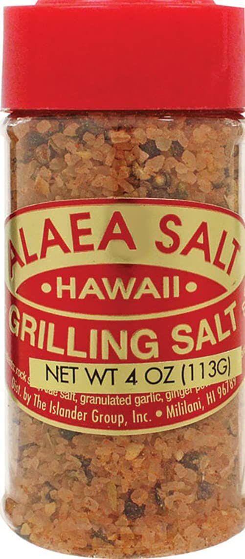Hawaiian Grilling Alaea Salt &amp; Spices 4 Jars 4 Oz. Each