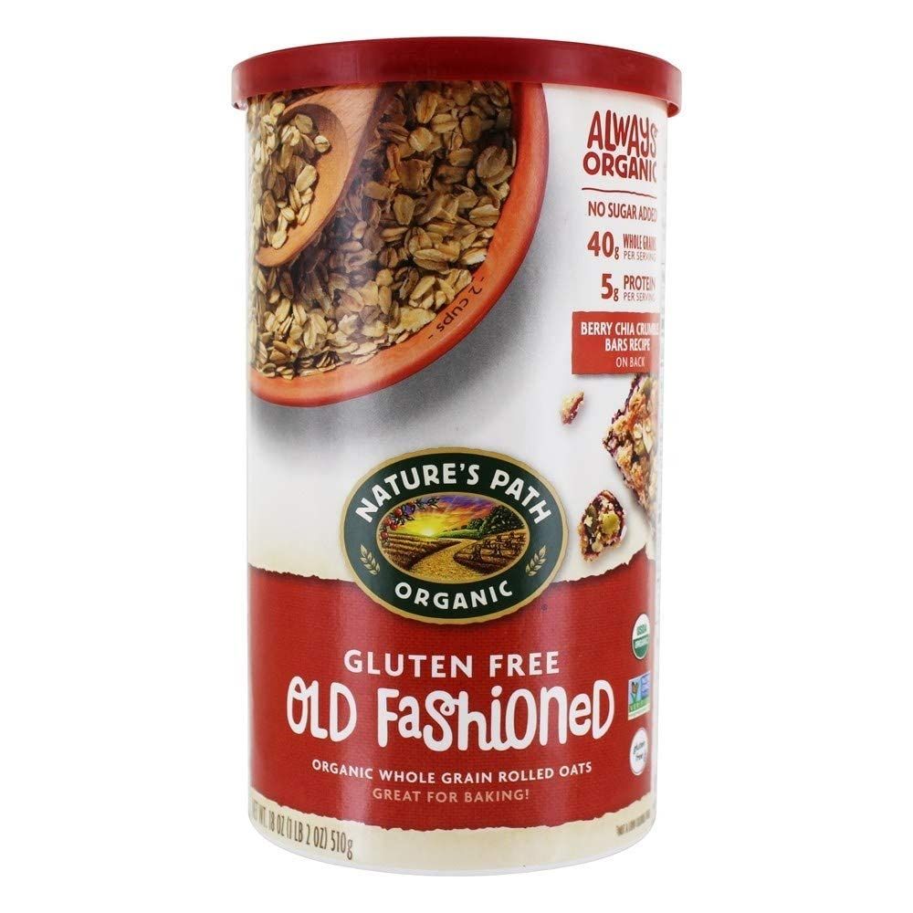 Nature&#39;s Path,Gluten Free Old Fashioned Oatmeal, 18 Ounce