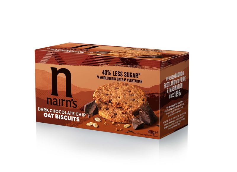 NAIRNS Dark Chocolate Chip Biscuits, 7.1 OZ